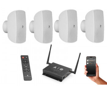 Мультирум система 4 настенных динамика Audac ATEO4M белый